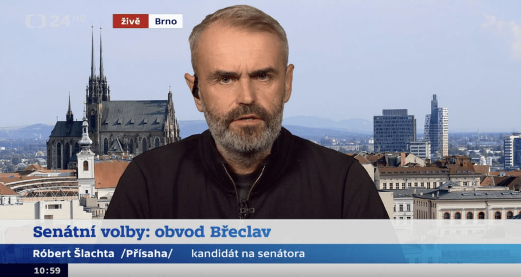 Duel s Robertem Šlachtou na ČT24
